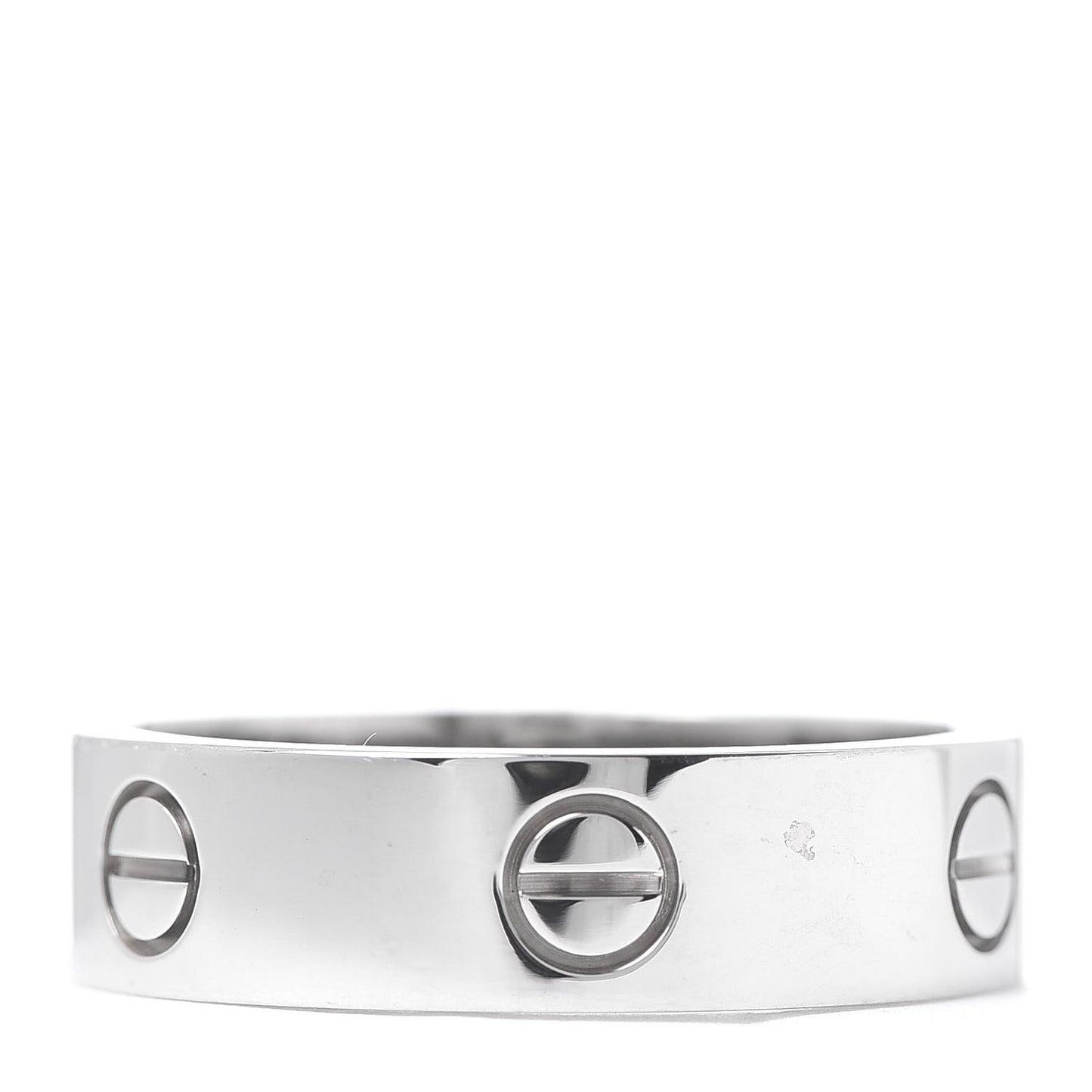 18K White Gold 6mm LOVE Ring 62 10