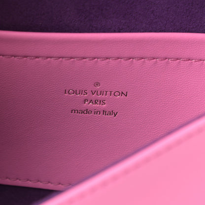 Louis Vuitton Lambskin Embossed Monogram Vuittamins Pochette Coussin Rose Violet 6 of 10