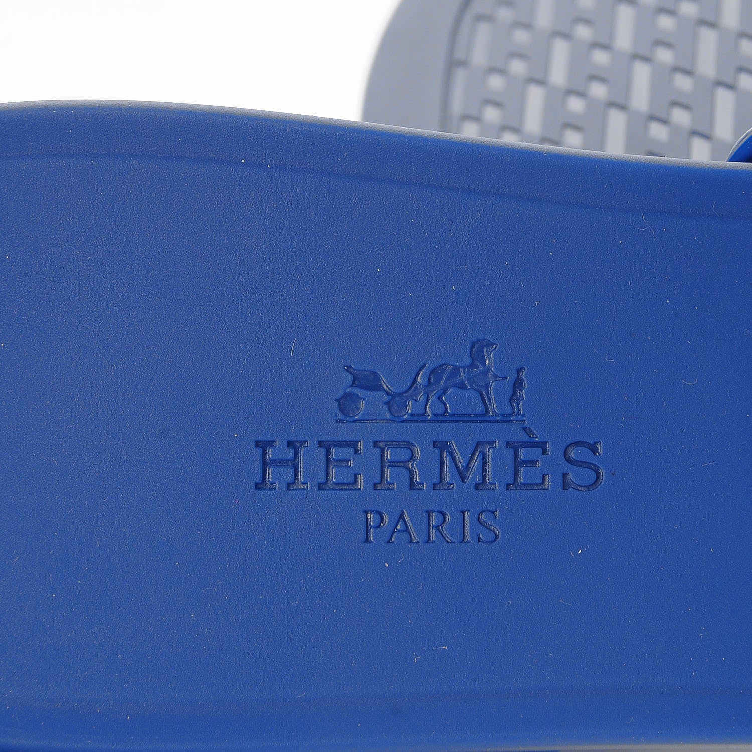 Hermes Rubber Chaine d'Ancre Rivage Sandals 38 Bleu Smalt 7 of 8