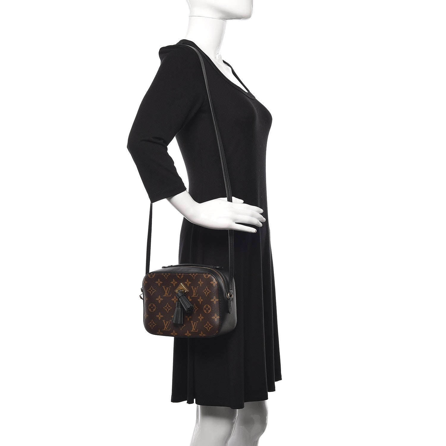 Louis Vuitton Monogram Saintonge Black 2 of 10