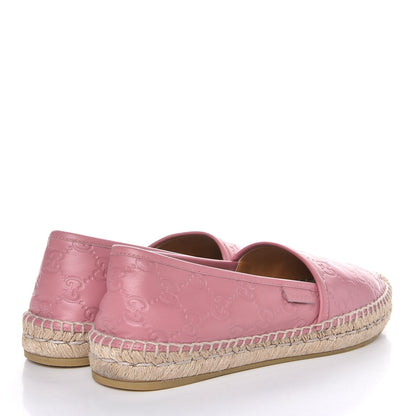 Gucci Guccissima Signature Espadrilles 38.5 Rose Baby Candy 4 of 11
