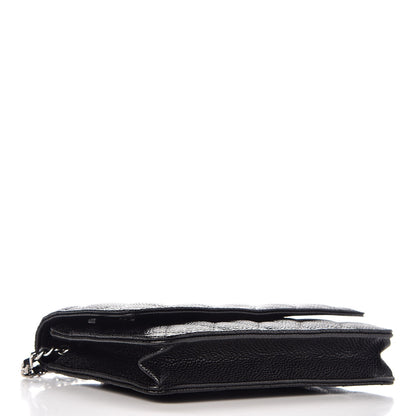 Chanel Caviar Quilted Wallet On Chain WOC Black 4 of 9