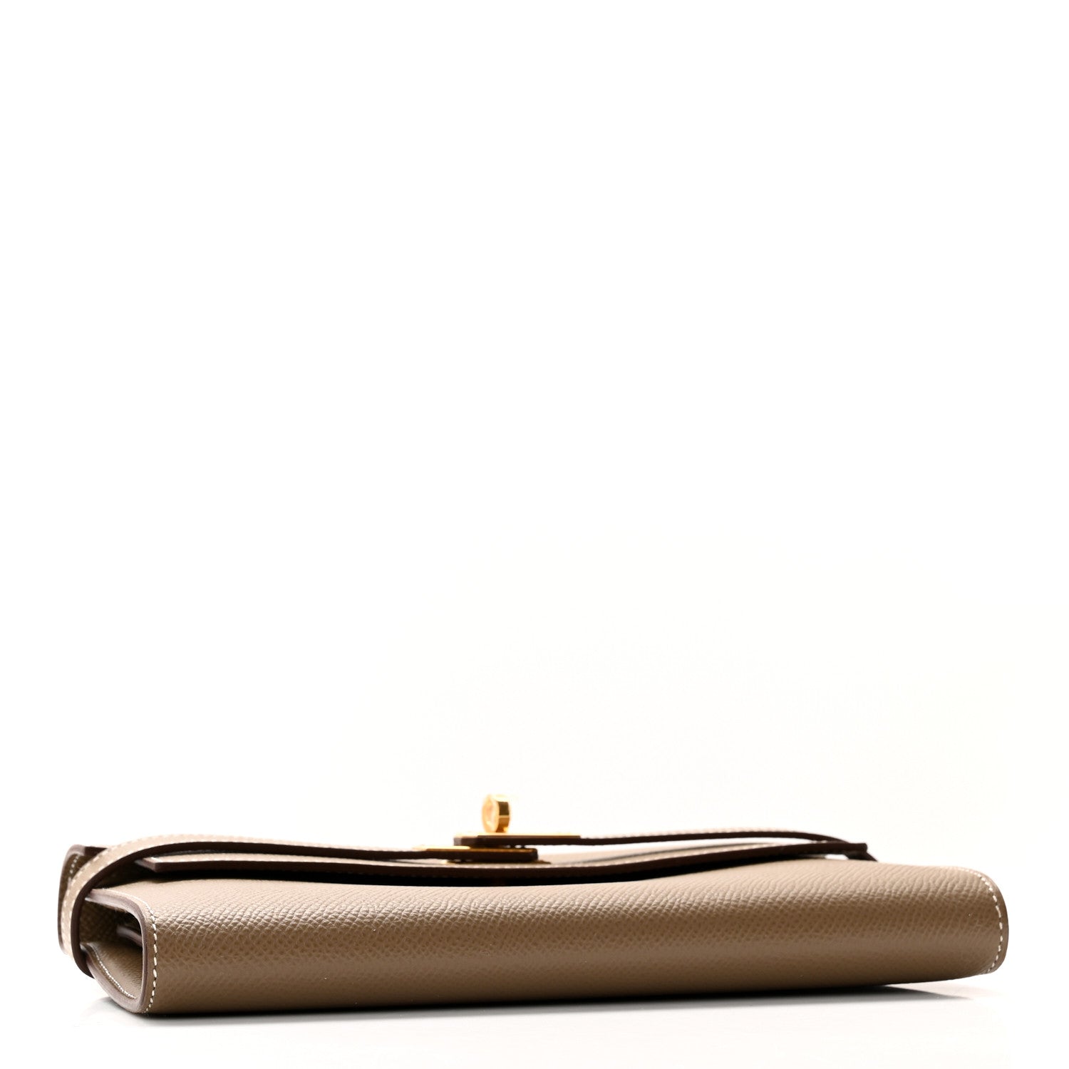 Hermes Epsom Kelly Longue Wallet Etoupe 4 of 8