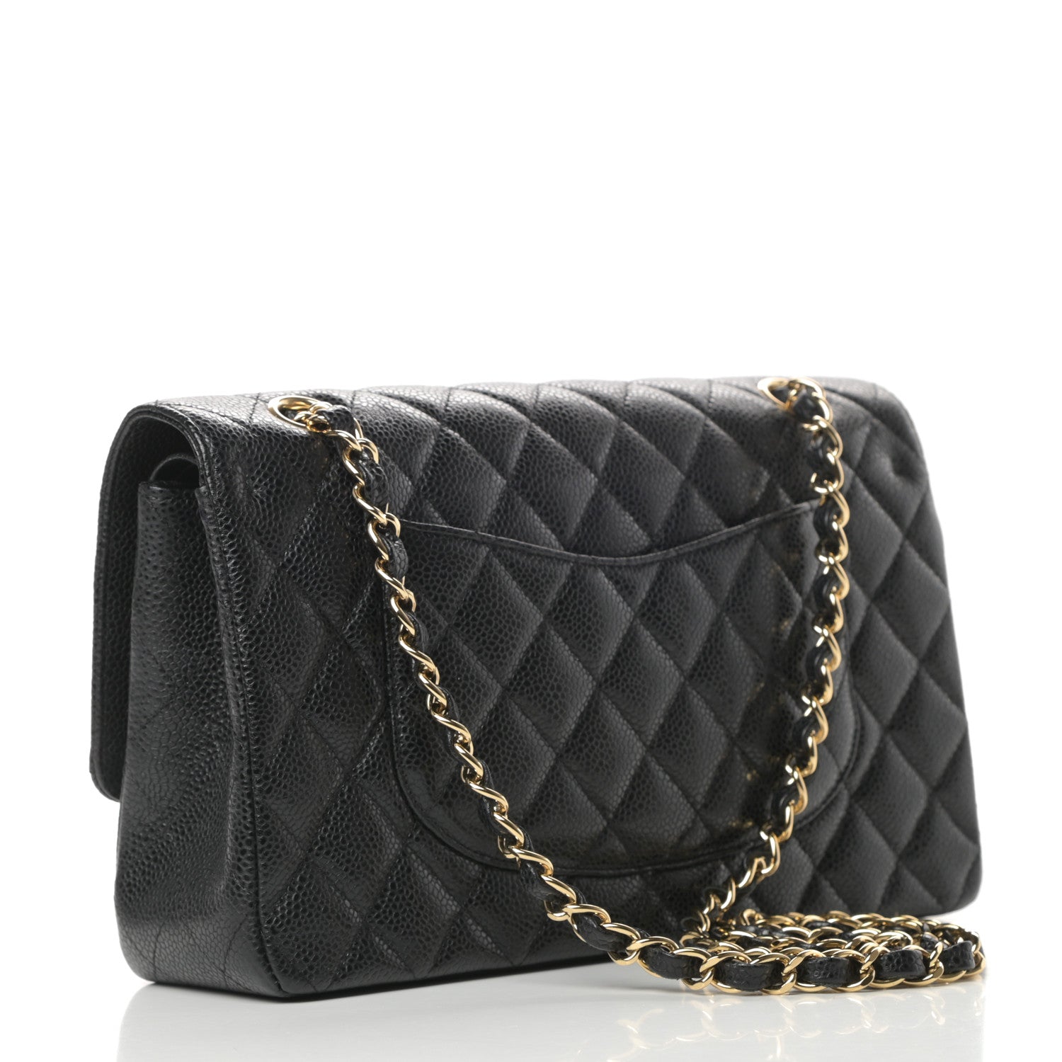 Chanel Caviar Quilted Medium Double Flap Black 3 of 11
