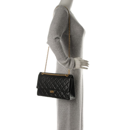 Chanel Aged Calfskin Quilted 2.55 Reissue 226 Flap Black 2 of 7