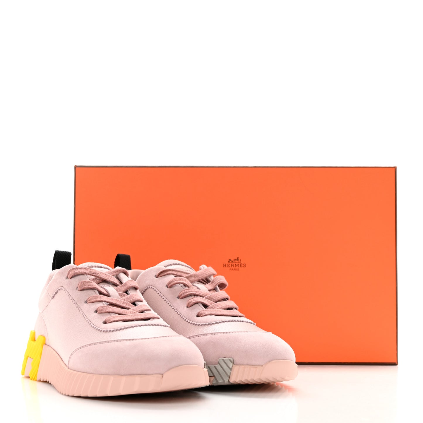 Sport Goatskin Suede Goatskin Bouncing Sneakers 38 Rose Porcelaine