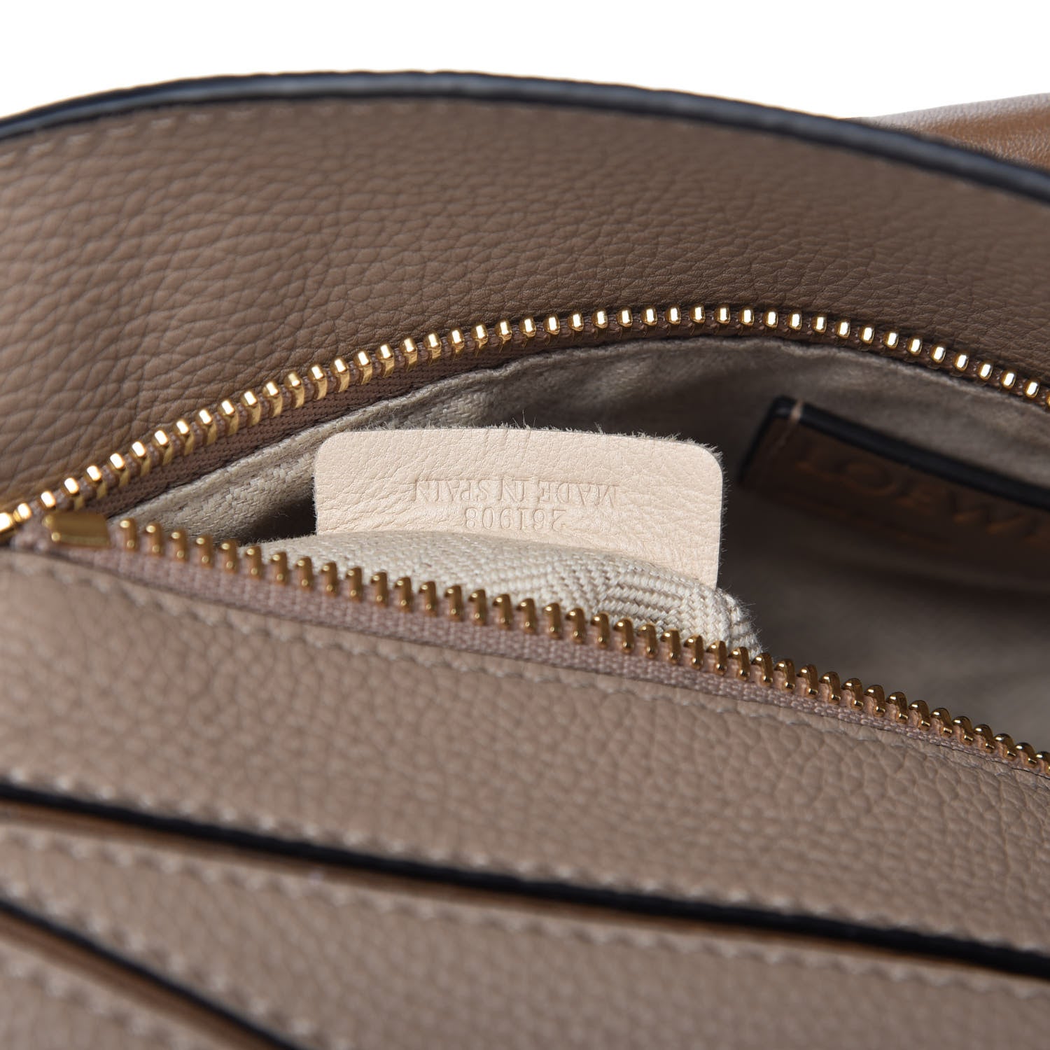 Loewe Grained Calfskin Small Puzzle Bag Sand Mink 9 of 9