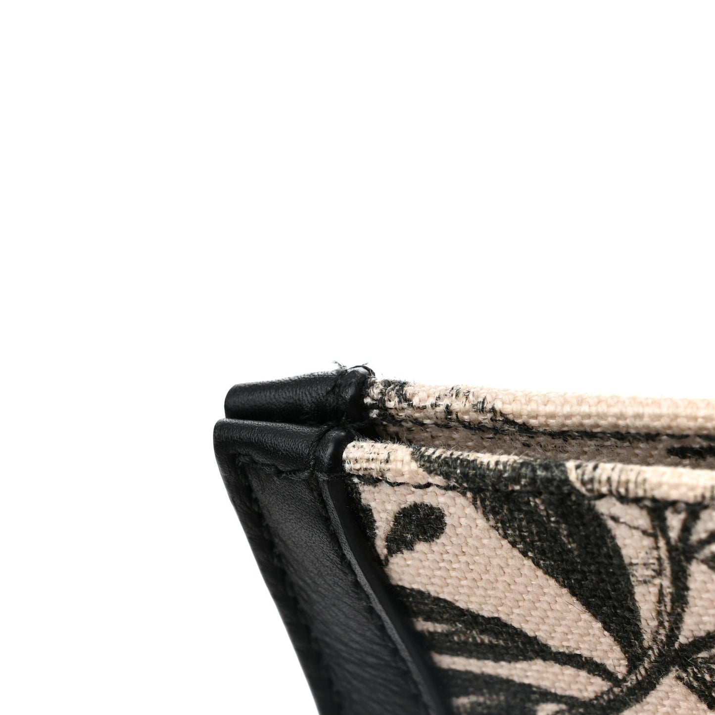 Canvas Herbarium Print Tote Black