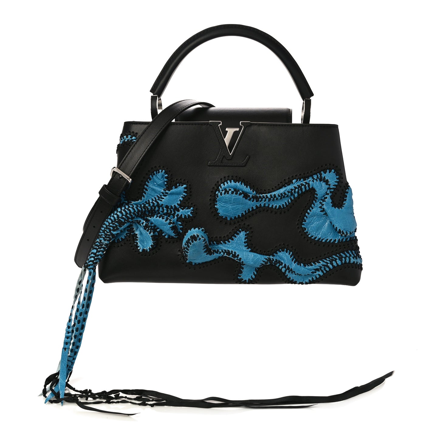 Calfskin Lambskin Artycapucines Nicholas Hlobo PM Black