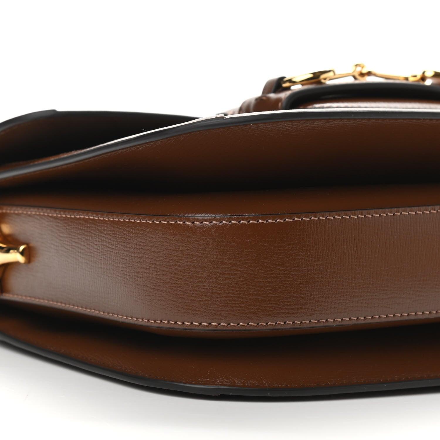 Gucci GG Supreme Monogram Horsebit 1955 Shoulder Bag Beige Brown Sugar 8 of 9