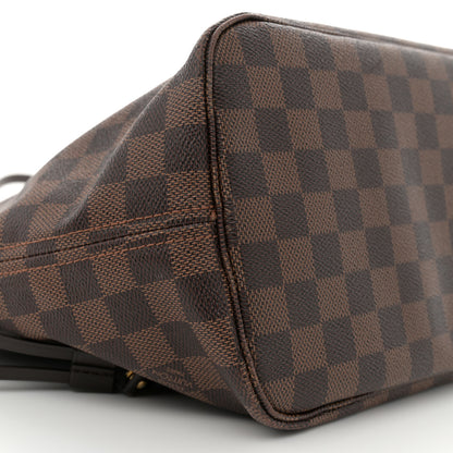 Louis Vuitton Damier Ebene Neo Neverfull MM Rose Ballerine 9 of 14