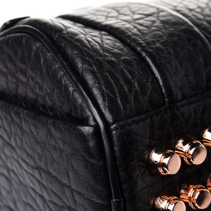 Alexander Wang Pebbled Lambskin Mini Rockie Black Rose Gold Hardware 11 of 12