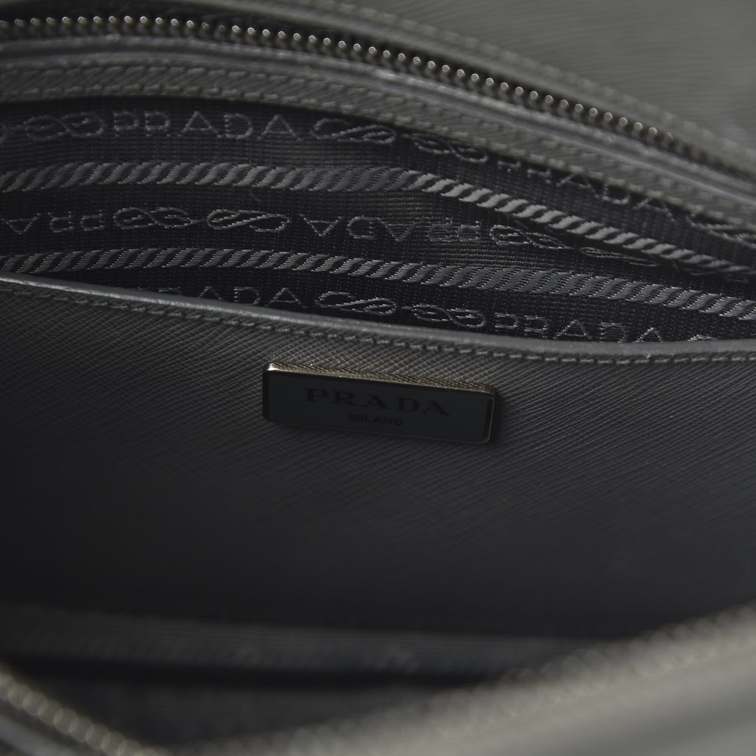 Prada Saffiano Lux Medium Promenade Tote Marmo 9 of 10