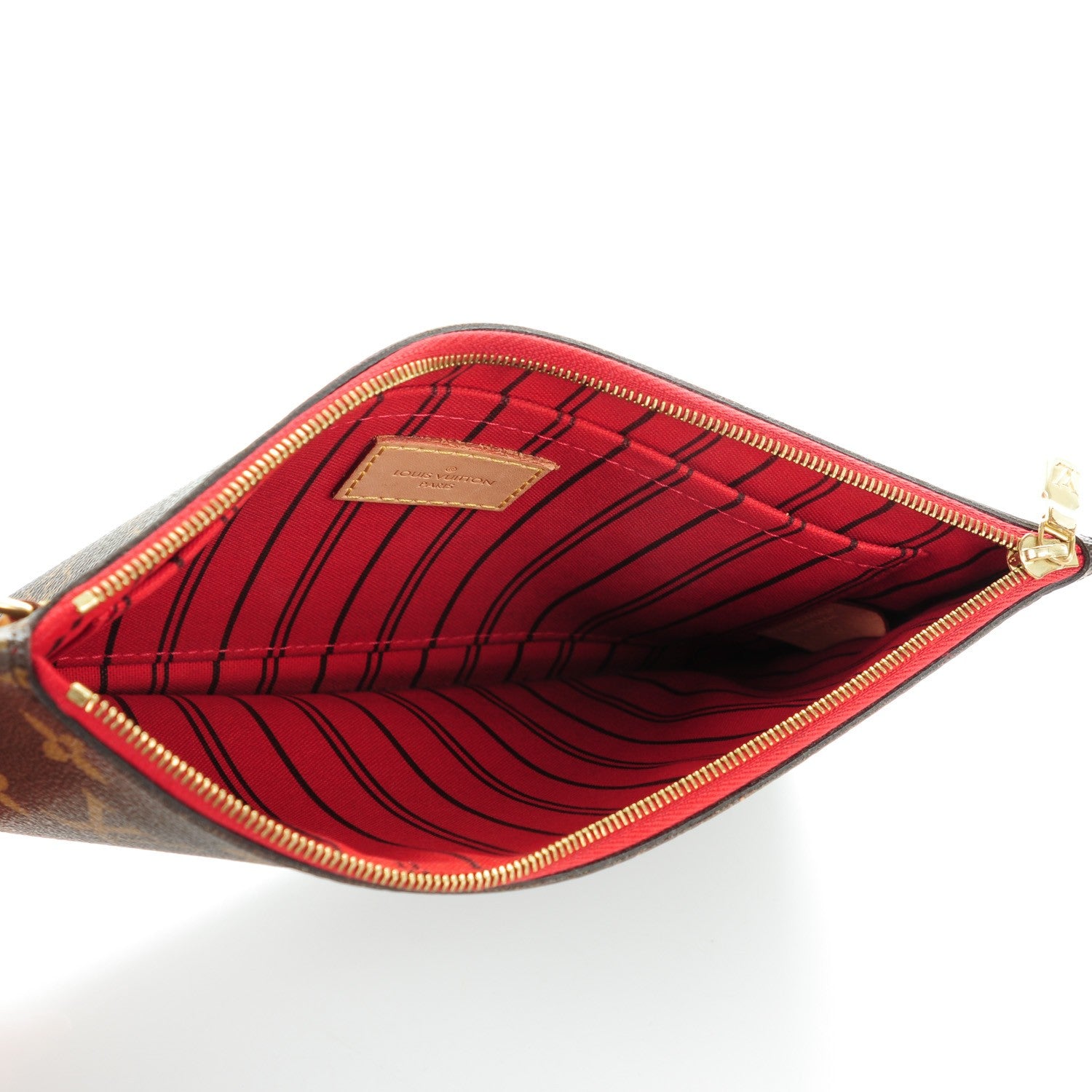 Louis Vuitton Monogram Neverfull MM GM Pochette Cherry 5 of 9