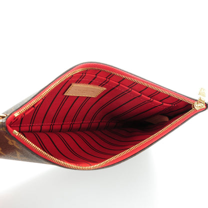 Louis Vuitton Monogram Neverfull MM GM Pochette Cherry 5 of 9