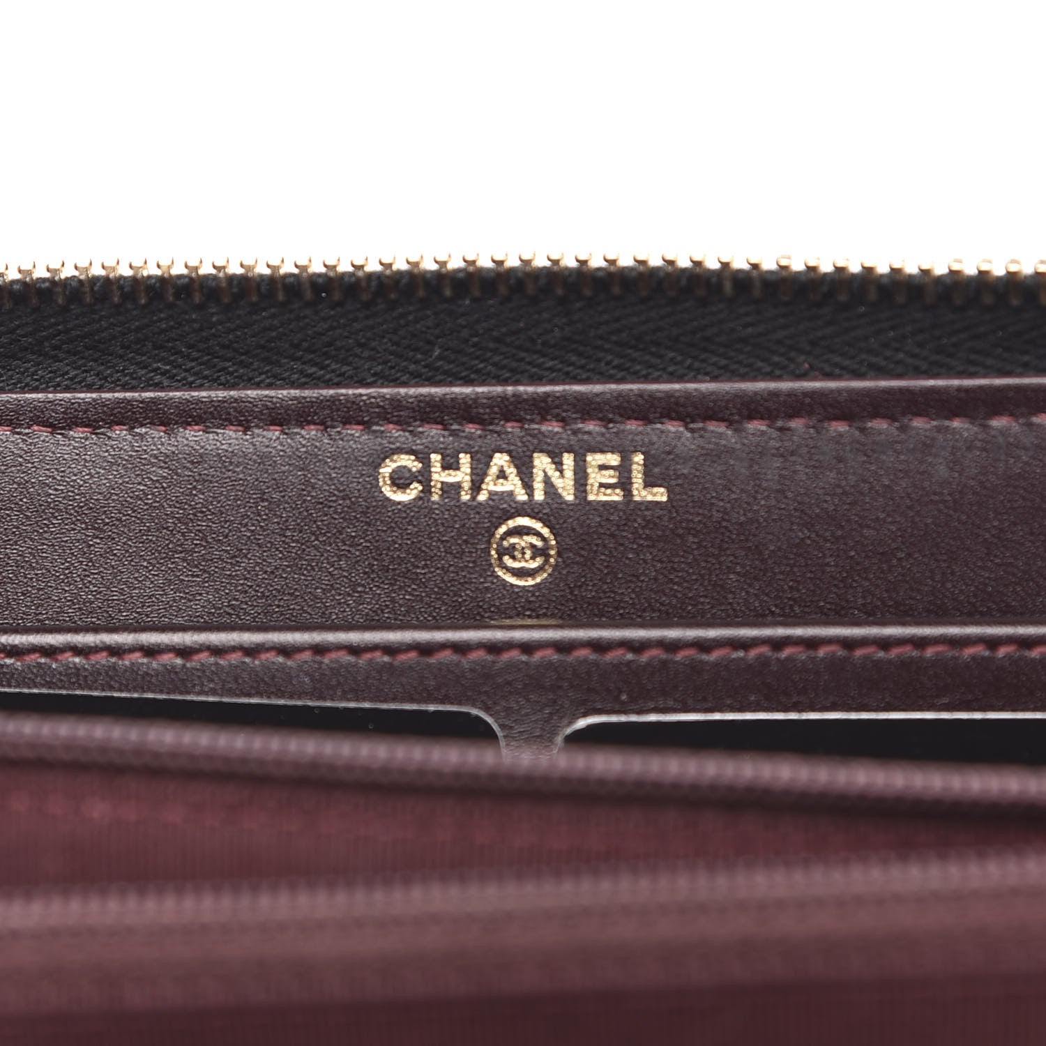 Chanel Caviar Quilted Large Gusset Zip Around Wallet Black 10 of 13
