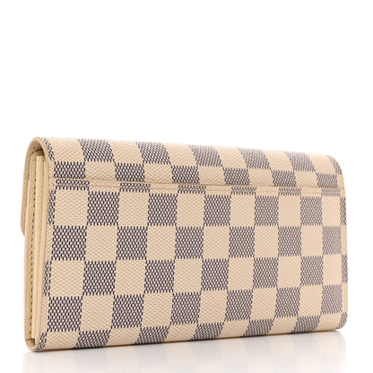 Louis Vuitton Damier Azur Sarah Wallet NM 3 of 6