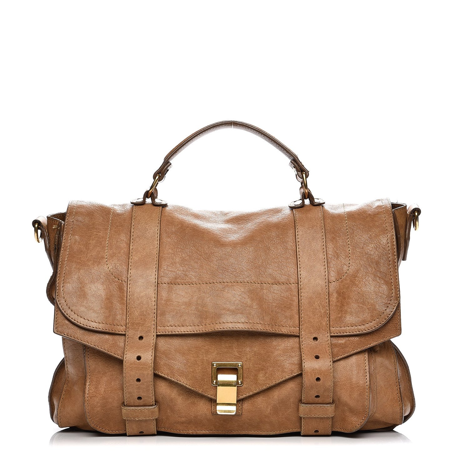Lambskin Large PS1 Satchel Saddle