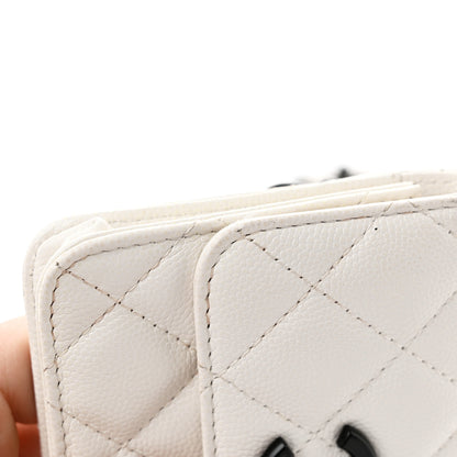 Chanel Caviar Quilted My Everything Belt Flap Card Holder White 13 of 14