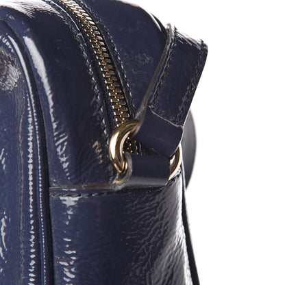Gucci Vernice Naplack Small Soho Disco Bag Uniform Blue 11 of 11