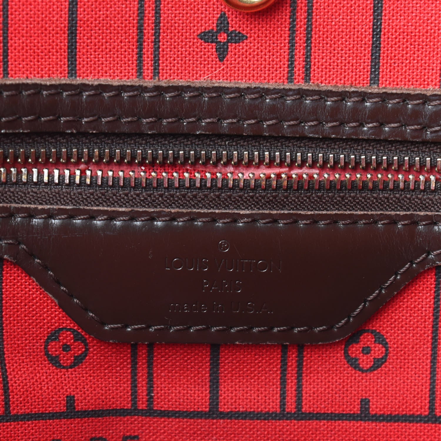 Louis Vuitton Damier Ebene Neverfull MM 6 of 12