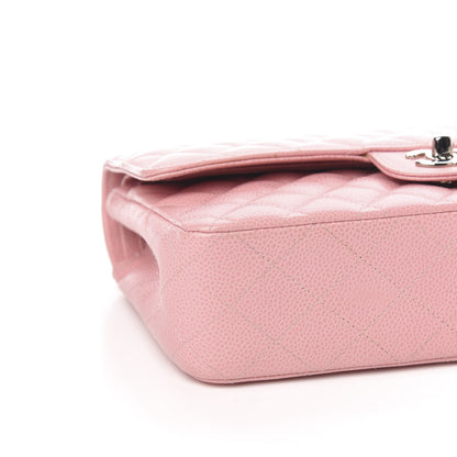 Chanel Caviar Quilted Medium Double Flap Pink 8 of 10