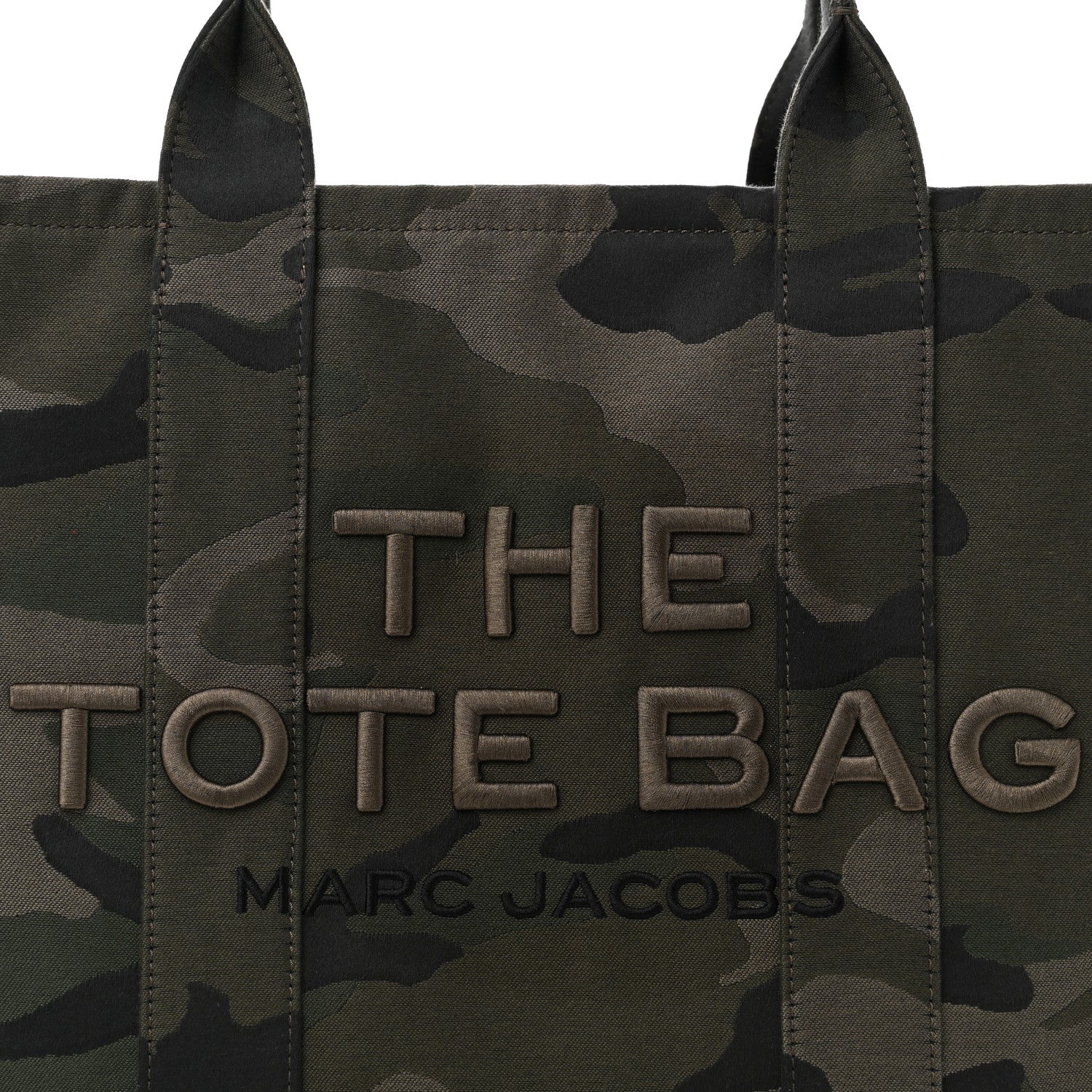 Marc Jacobs Canvas Camouflage Large The Tote Bag Khaki 7 of 9