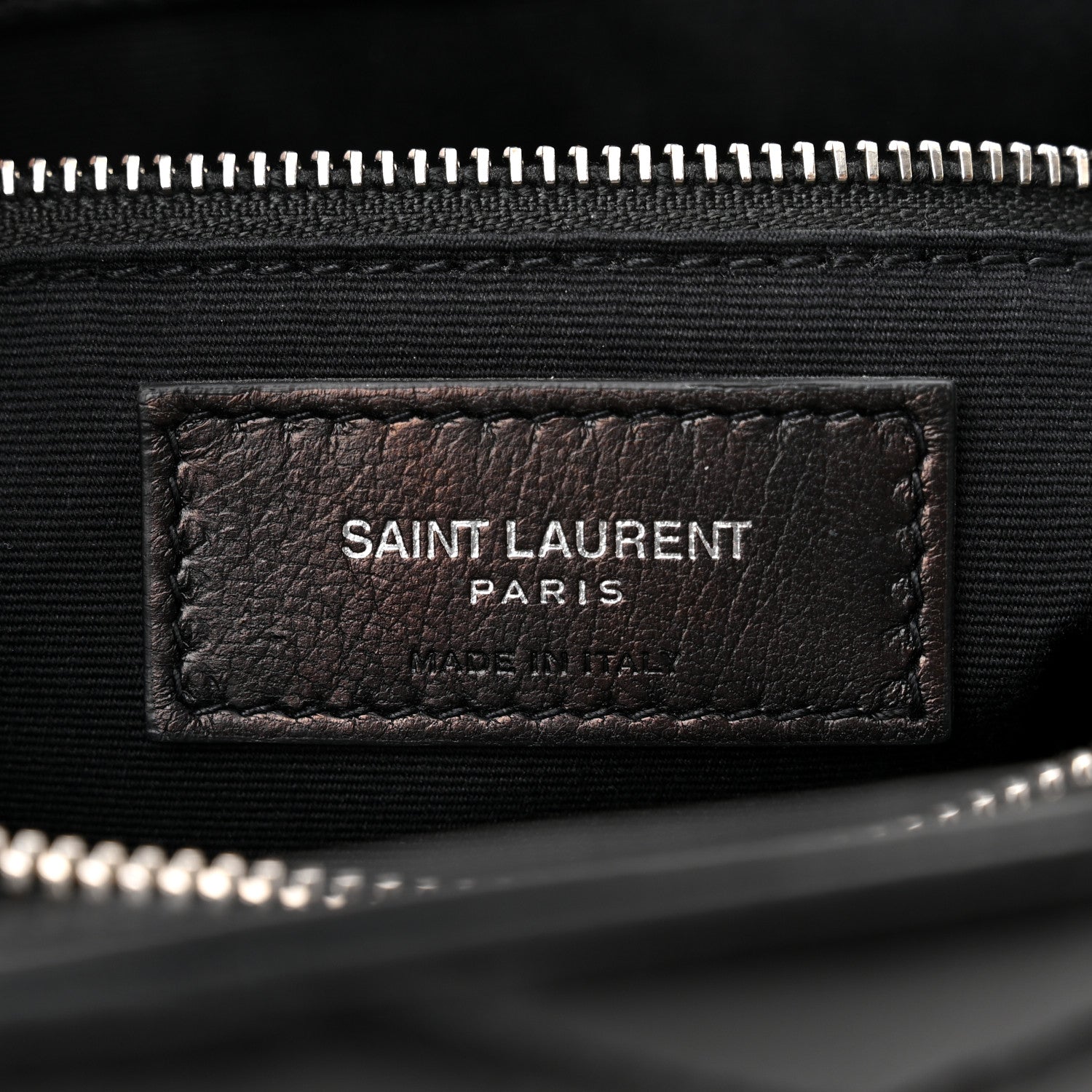Saint Laurent Calfskin Y Quilted Monogram Large Loulou Chain Satchel Black 6 of 10