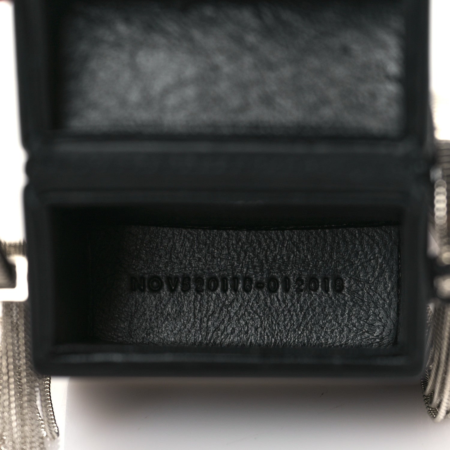 Saint Laurent Lambskin Smoking Box Crossbody Black 4 of 9