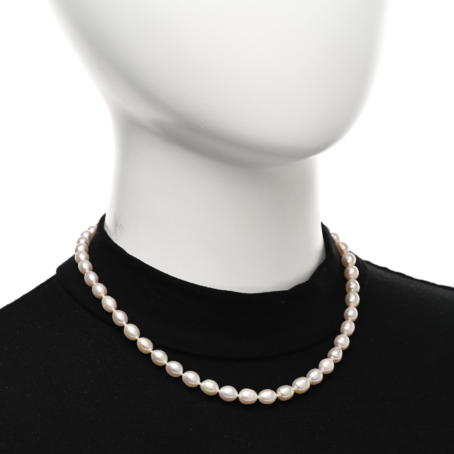 Tiffany Sterling Silver Pearl Elsa Peretti Open Heart Necklace 2 of 4