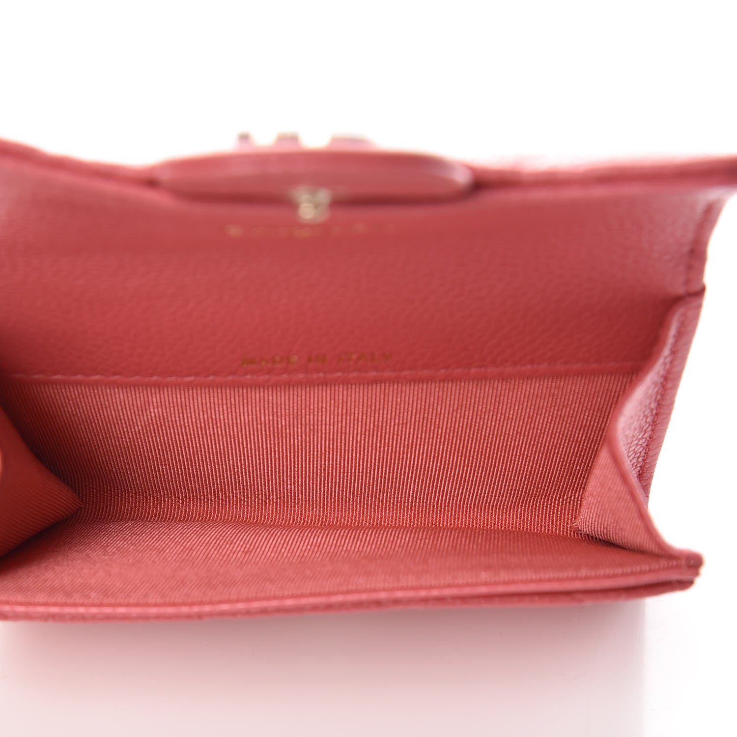Chanel Metallic Caviar Quilted Flap Card Holder Pink 5 of 9