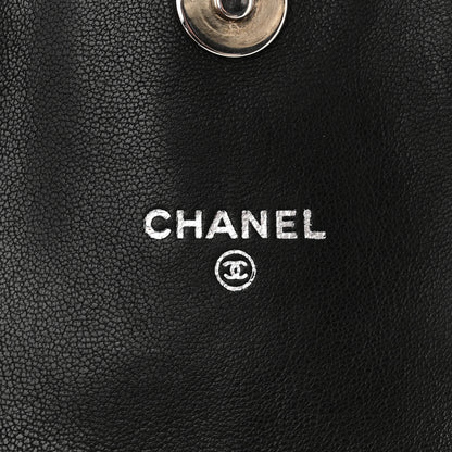 Chanel Lambskin Half Moon Wallet On Chain WOC Black 6 of 11