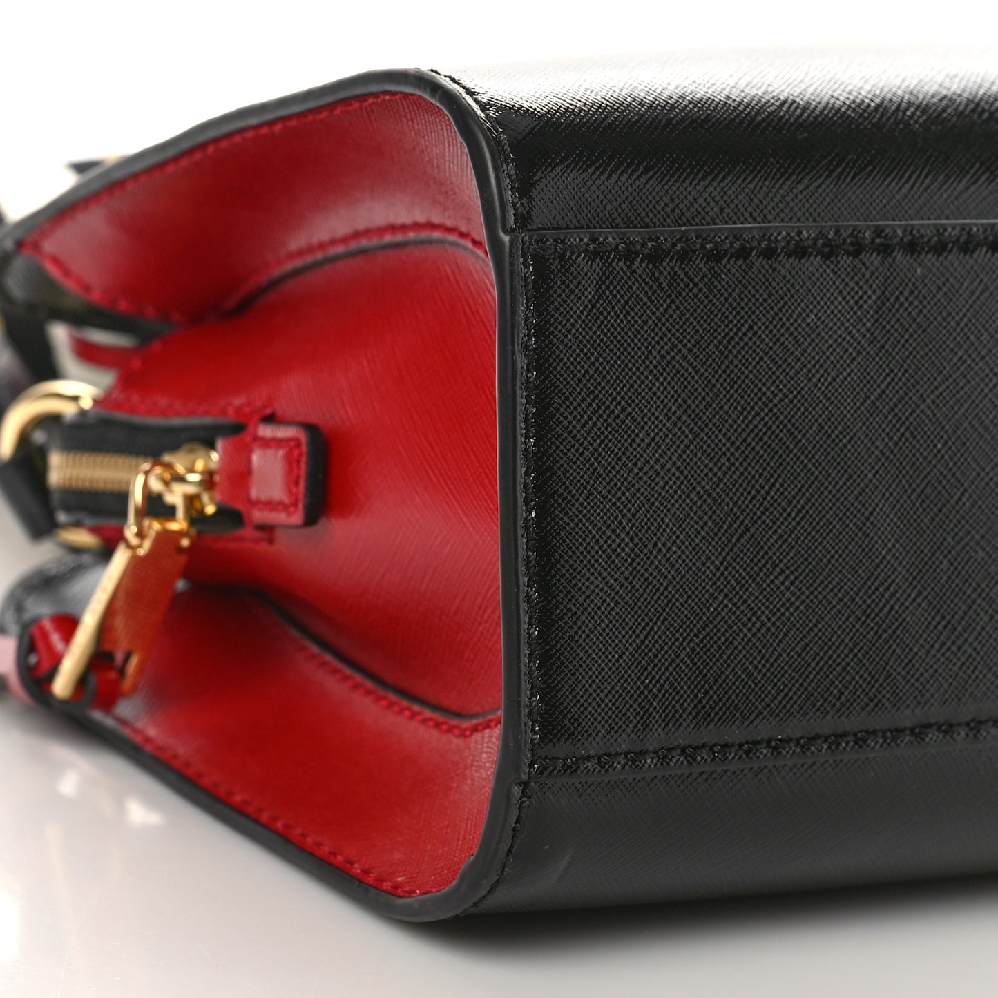 Saffiano Little Big Shot Tote Black Multicolor