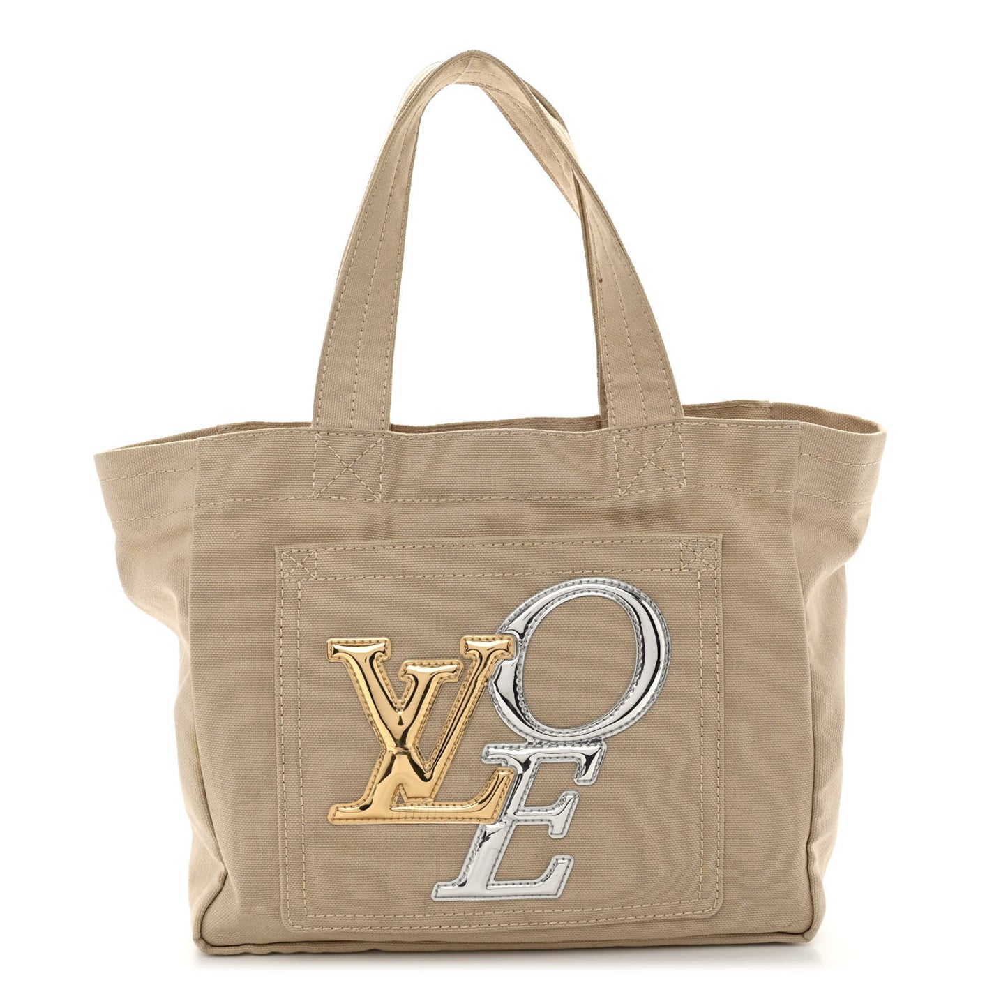 Canvas Miroir Thats Love LVOE Tote PM