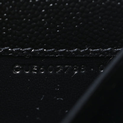 Saint Laurent Grain de Poudre Uptown Chain Wallet Black 7 of 10