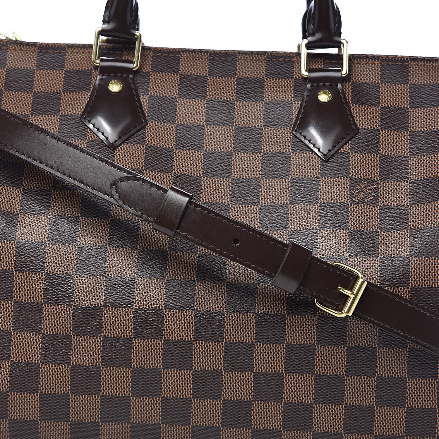 Louis Vuitton Damier Ebene Speedy Bandouliere 30 10 of 10