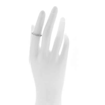 Cartier 18K White Gold Diamond 2.6mm LOVE Paved Band Ring 51 5.75 2 of 6