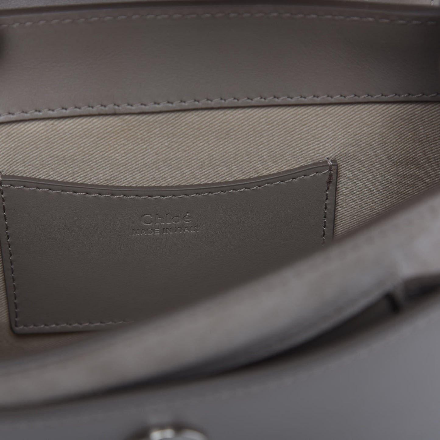 Calfskin Small Tess Bag Motty Grey