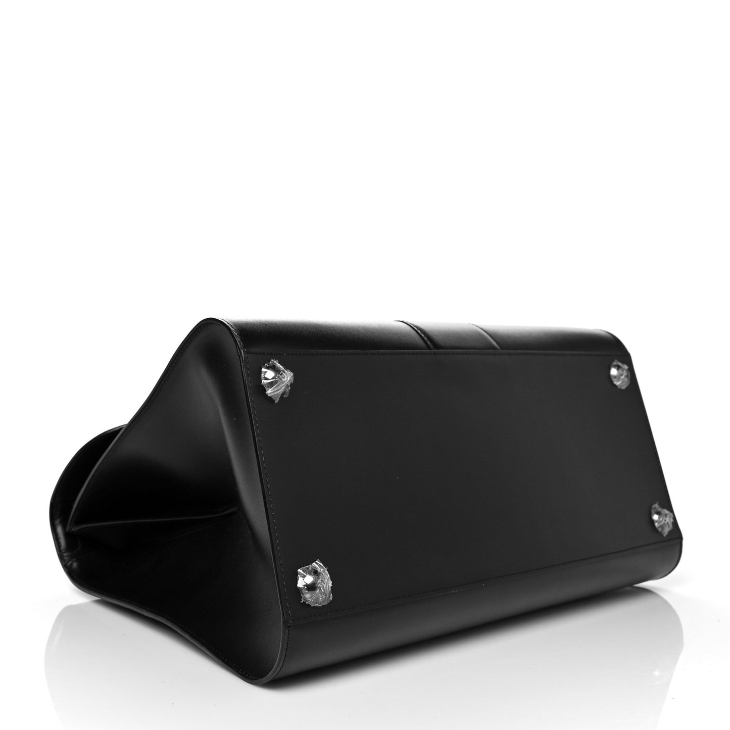 Box Calfskin GM Brillant Satchel Black
