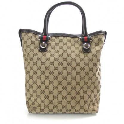 Gucci GG Monogram Medium Match Ball Tote Dark Brown 1 of 9