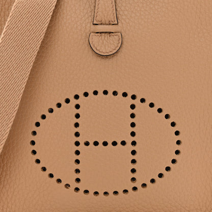 Hermes Taurillon Clemence Amazone Evelyne TPM Chai 8 of 11