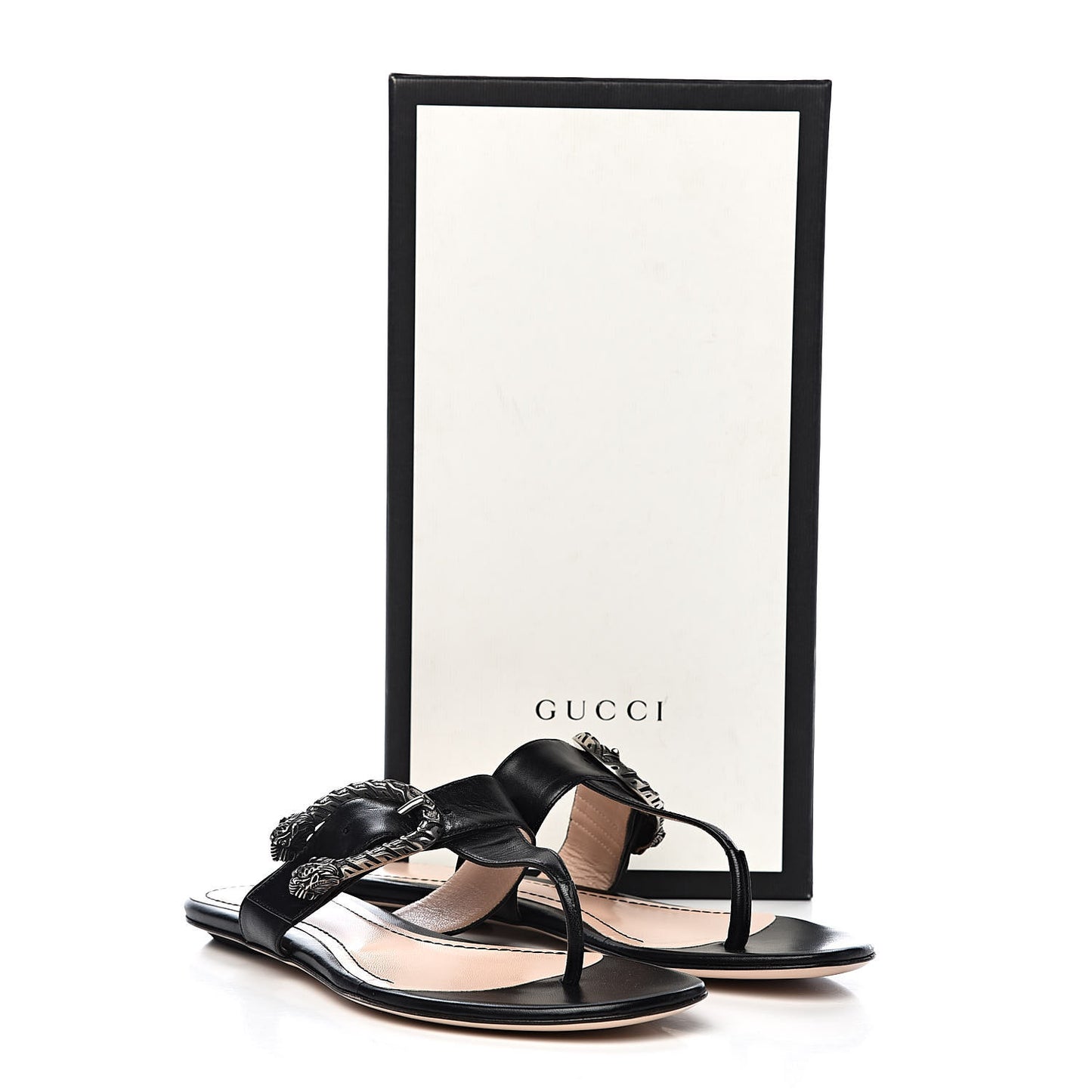 Malaga Kid Dionysus Thong Sandals 36.5 Black