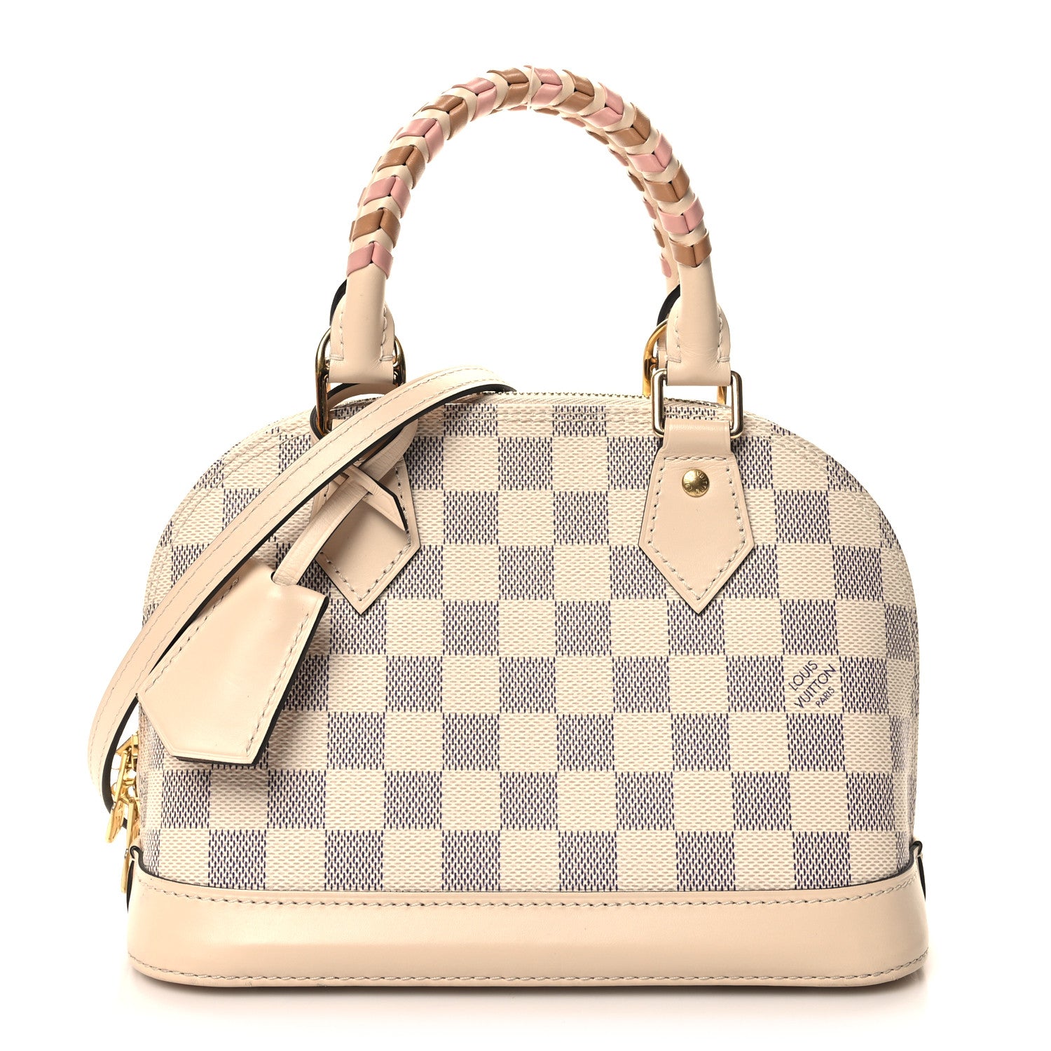 Louis Vuitton Damier Azur Braided Alma BB 1 of 12
