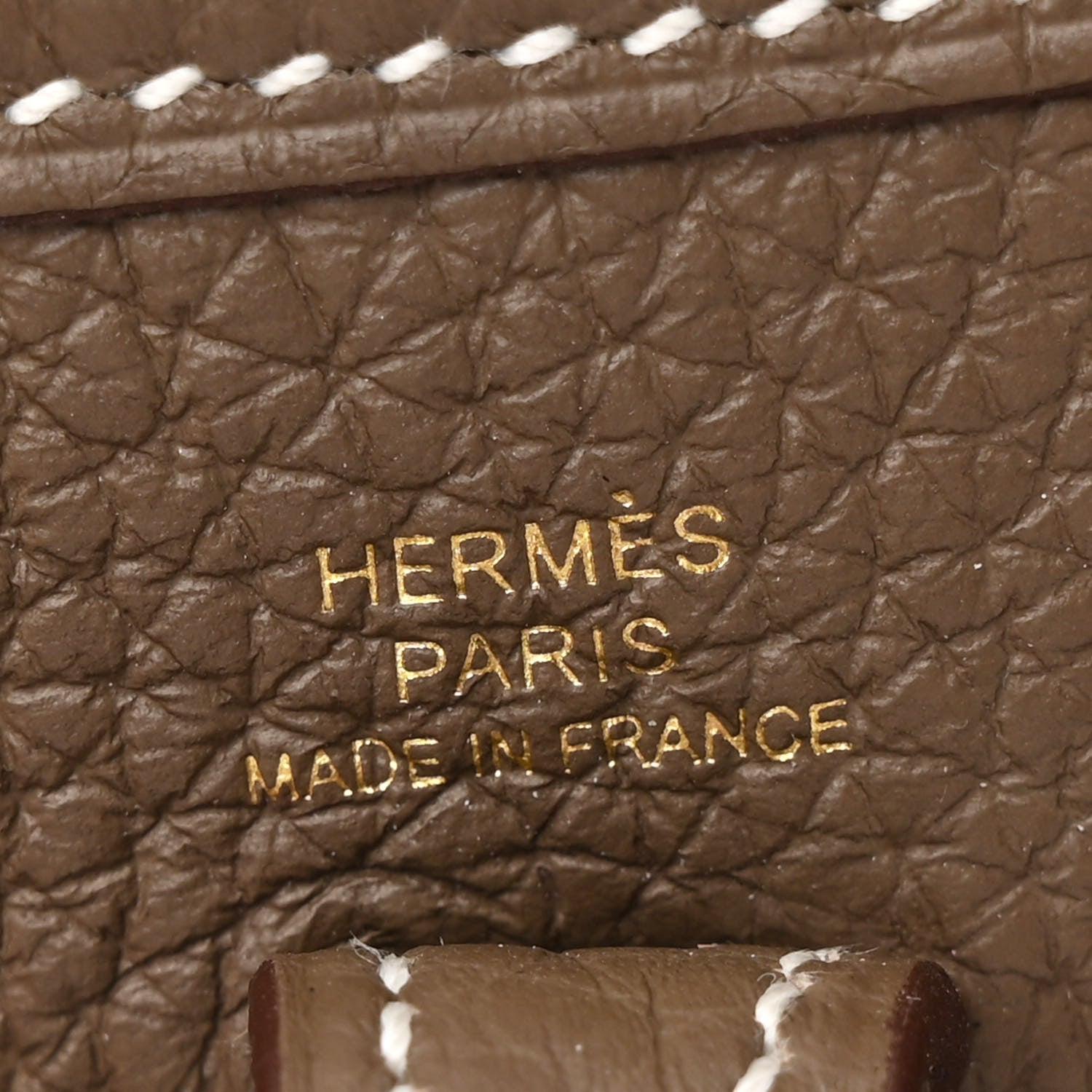 Hermes Taurillon Clemence Amazone Evelyne TPM Etoupe Bleu Indigo 6 of 11