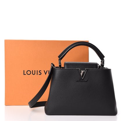Louis Vuitton Taurillon Capucines BB Black 10 of 10