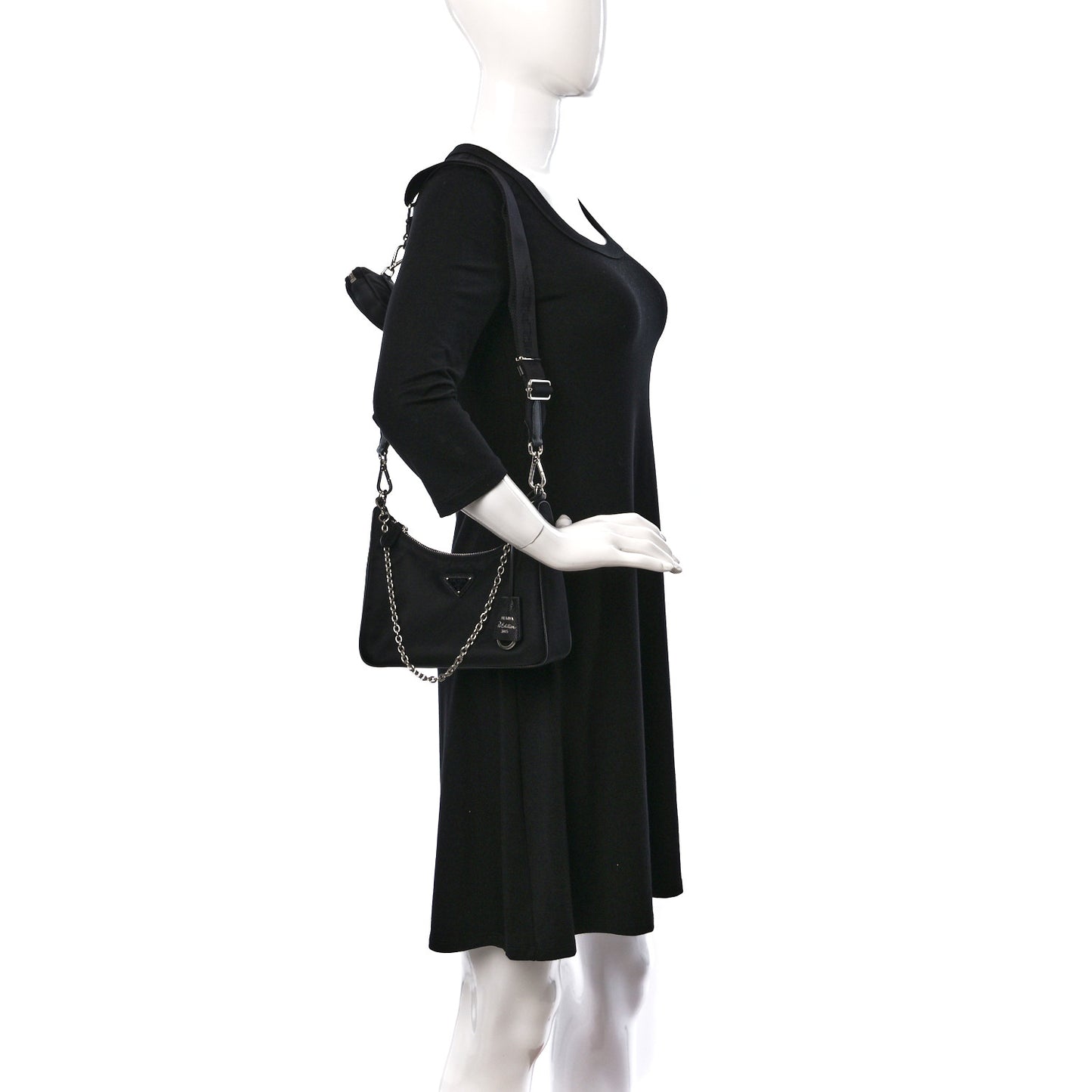 Nylon Re-Edition 2005 Shoulder Bag Black