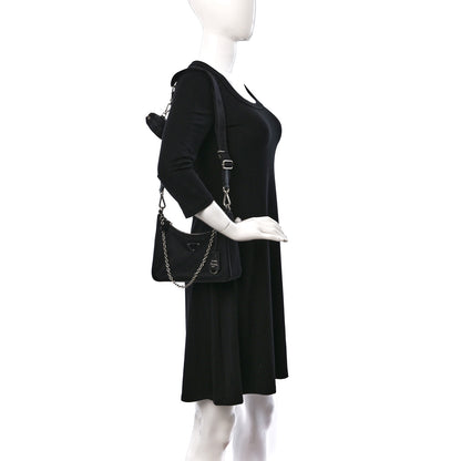 Prada Nylon Re-Edition 2005 Shoulder Bag Black 2 of 9