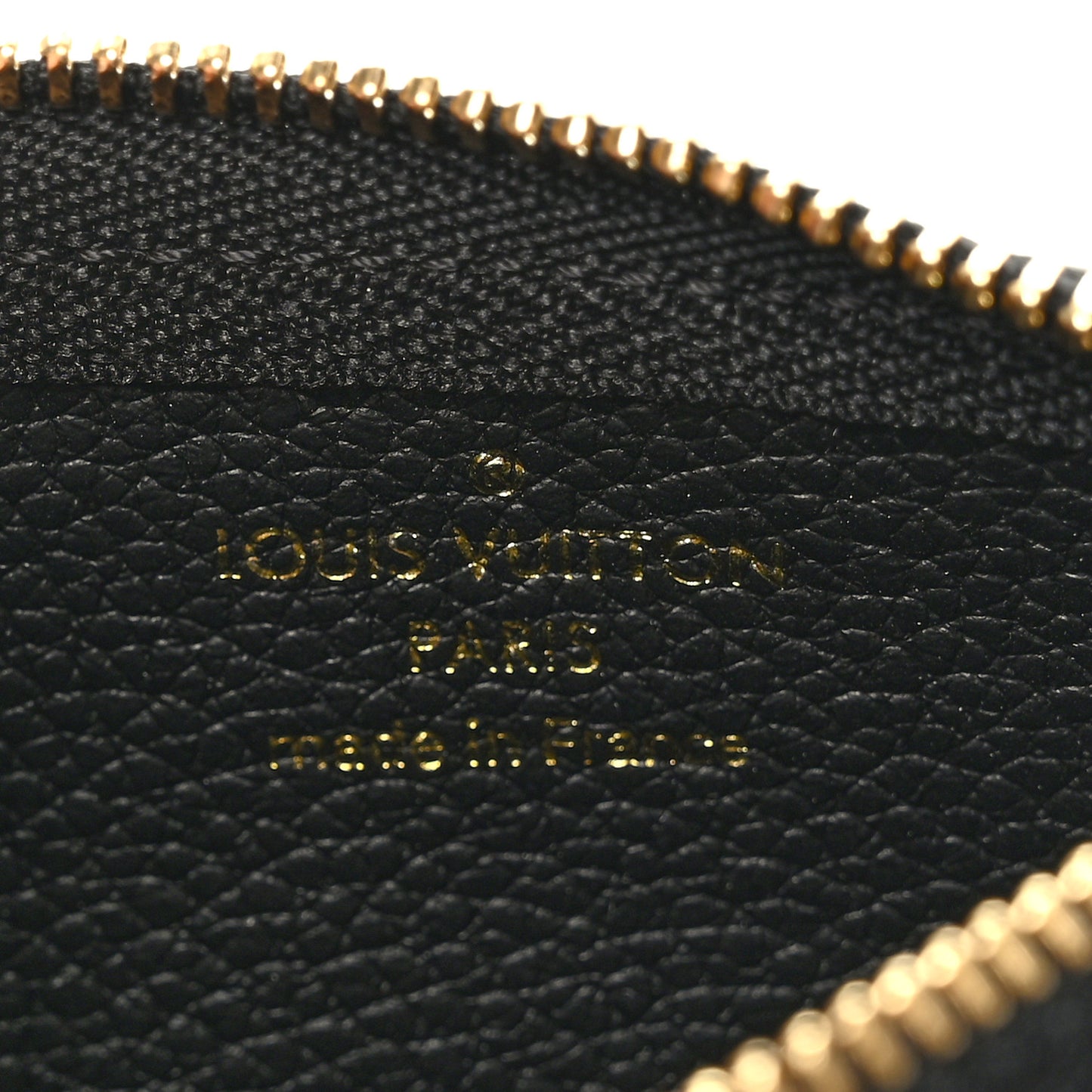 Empreinte Monogram Giant Key Pouch Black Beige