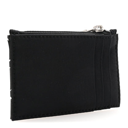 Bottega Veneta Rubber Nylon Intrecciato Zip Card Holder Black 3 of 7