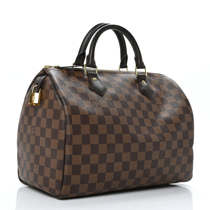 Louis Vuitton Damier Ebene Speedy 30 3 of 10